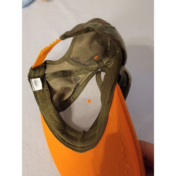 Vintage Chicago Bears Camo SnapBack Hat AJD Team NFL One Size Embroidered - Picture 5 of 5